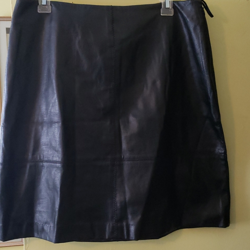 The Limited size 12 leather like skirt